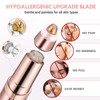 Gurelax Women's Electric Eyebrow Trimmer with Replacement Blades, Precision LED