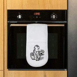 'Monkey & Toy' Double Oven Glove/Mitt (OG00031678)