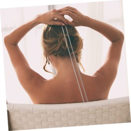 NOLITOY 2pcs Silver Hair Jewelry Set Hair String Tassel Braids Clips for Women Fashion Braid Hair Accessories Chain and Clamp