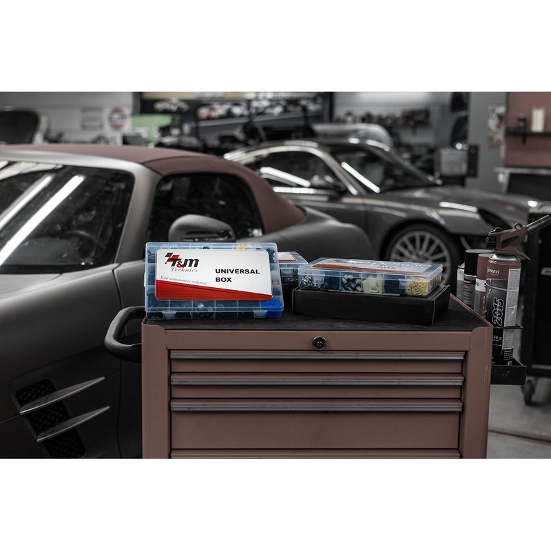 T&M TECHNICS® Complete Set of Plastic Car Clips - Pack