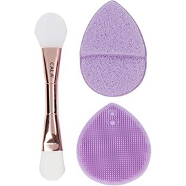 Cala Soft Mask Cleansing Brush for Women- Premium Exfoliator Set for Sensitive Skin Scrubbing & Body and Face Wash - 3 Pieces