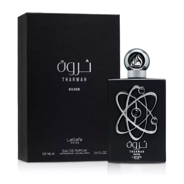 Lattafa Tharwah Silver By Lattafa Pride Eau de Parfum Spray