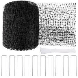 NONMON Bird Netting 5 x 100 FT Heavy Duty Garden Netting Deer Fence Netting Pest Barrier for Protect Fruit Trees, Plants and Vegetables Against Birds, Deer, Squirrels, Black