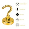 E BAVITE Strong Magnetic Hooks Heavy Duty, 22Lbs Rare Earth