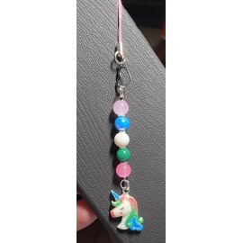 Gioielli Italy Cell Phone Accessory Charm Strap Dangle Cotton Candy UNICORN Charm Gift