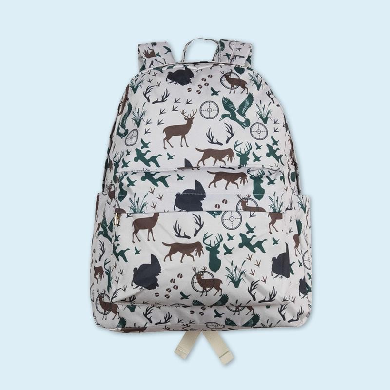 Duck camo kids boys hunting backpack back to school backpack:_E