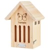 Silhouette Slotted Wooden Wood Butterfly House - 100% FSC