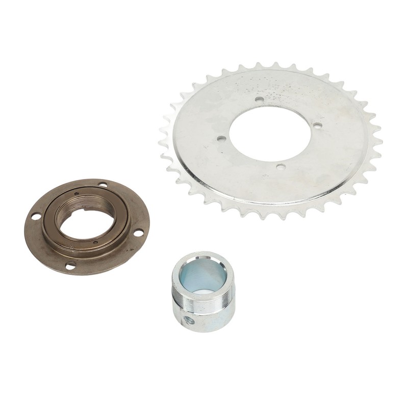 410 Sprocket Toothless Flywheel Kit with Silver Adapter Steel Light