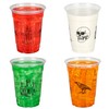 50 Pcs Halloween Disposable Plastic Cups, Spooky 12oz Cold Drink