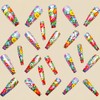 Spring Summer Press on Nails Long Coffin Shaped Fake Nails