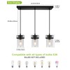 foucasal Kitchen Pendant Lighting Over Island Pendant Lights with Seeded
