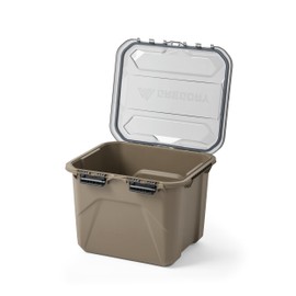 Gregory Alpaca 50L Waterproof Gear Organization/Camping Gear Box with Transparent Removeable Lid, Mirage Tan