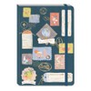 ‎Punch Studio Molly & Rex Going Places Stamps, Softcover Journal