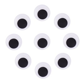 40mm Black Googly Wiggle Eyes 50pc With Self-adhesive for Handmade Crafts Decorations