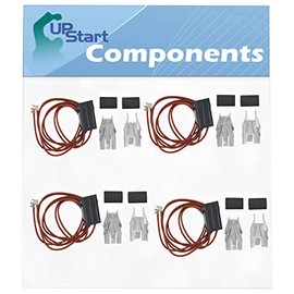 4-Pack WB17T10006 Terminal Block Kit Replacement for General Electric JBP35SH3SS - Compatible with WB17T10006 Range Surface Burner Receptacle