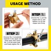Shimeyao 2 Pcs Water Heater Bonding Kit 1/2"-1" Ground Clamp