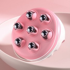 Rotating magnet acupressure ball handy self-acupressure massage 2ea