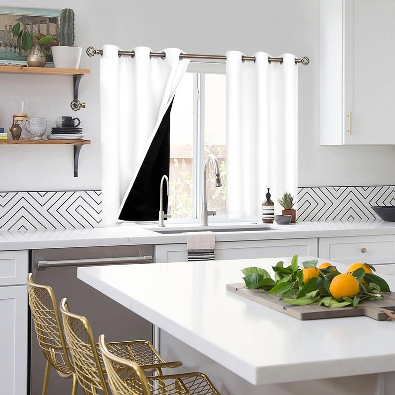 BGment Short Curtains for Small Windows - Cafe Curtains 40