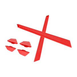 ToughAsNails Red Replacement Ear Socks and Nose Pads Rubber Kits for Oakley Mercenary Asian Fit (AF) OO9424F Sunglasses