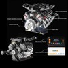 V8 Engine Building Kits That Runs with Motor - 715+Pcs