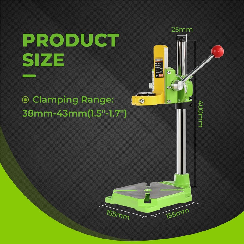 POWLAB Upgrade Floor Drill Press Stand Table with Rotary Tool,