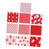 Gadpiparty 50pcs Christmas Themed Cotton Fabric Bundle for Crafting Patchwork