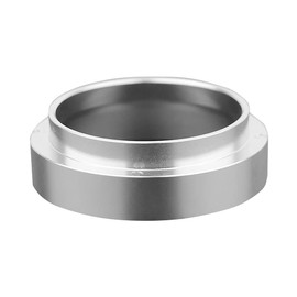 ANCLLO Espresso Funnel 58mm Stainless Steel Coffee Dosing Ring Compatible with 58mm Breville Portafilter Silver