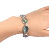 SUNYIK Natural Abalone Shell Bracelet for Women and Man, Adjustable