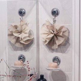 MaxHold No-Drilling/Suction Cup 2 Pack Single Robe Hook - Vaccum System - Stainless Steel Never Rust - for Bathroom & Kitchen