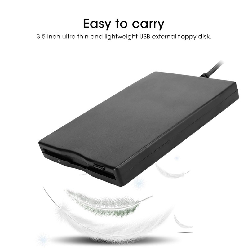 CCYLEZ 3.5 Inch USB Floppy Drive, Portable Card Reader, Ultra