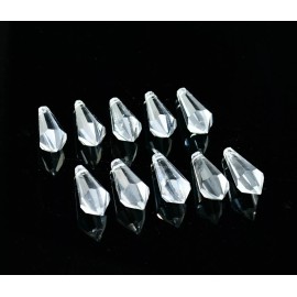 (10) AAA  30%  LEAD CRYSTALS Prism CHANDELIER Small Diamond Prism Cut
