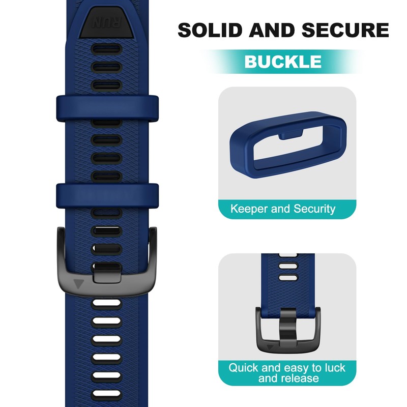 OVERSTEP Compatible with Garmin Forerunner 265 Replacement Band, Quick Release