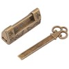 Garosa Padlock Chinese Vintage Mini Antique Retro Style Magpie Flowers