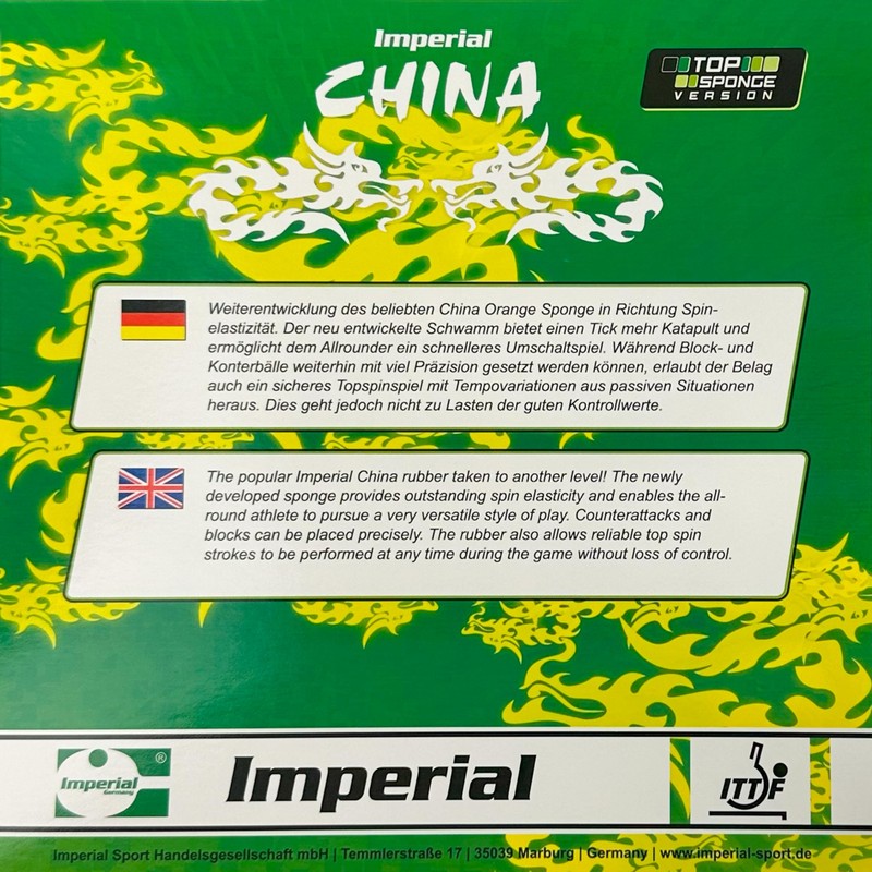 Imperial China Top Sponge (1.8 mm - Black)