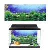 Background Poster Decorative Painting PVC Sticker Landscape Image for Aquarium