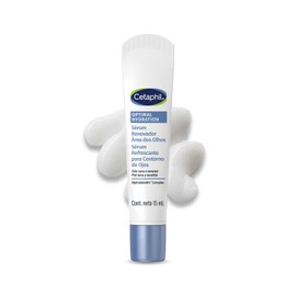 Cetaphil Optimal Hydration Sérum Ojos Ácido Hialurónico Piel Sensible 15 ml | Con HydroSensitiv Complex, ayuda a hidratar, calmar sensibilidad y mejorar apariencia de ojeras, bolsas e hinchazón.