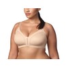 Wonderbra Plus Size Wireless Full Coverage Bra, Paris Nude, 42DD