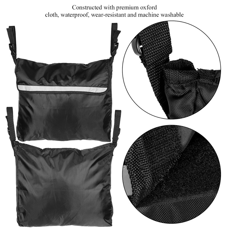 Wheelchair Bag Backpack Wheel Chair Storage Tote for Carrying Loose