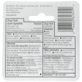 ChapStick Original Lip Moist Skin Protectant Flavored Lip Balm w/ SPF 12, Original Flavor (24 Individual Blister Packs), 24 Count (Pack of 1)