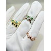 Birthstone CZ Breast Mother's Day Unique Band Rings for Women