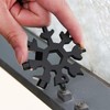 Set of 3 Tool Star, Key Pendant, Snowflakes Snowflake Multitool