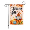 UgyDuky Fall Thanksgiving Garden Flag 14x18Inch Thanksgiving Welcome Yard Flag