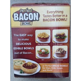 As Seen On TV Original "As Seen On TV" Perfect Bacon Bowl 2 Pc BRAND NEW Sealed PACKED BOX