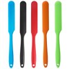 Jar Spatula,Sourdough Spatula with Long Handle,Silicone Skinny Spatula Scraper for