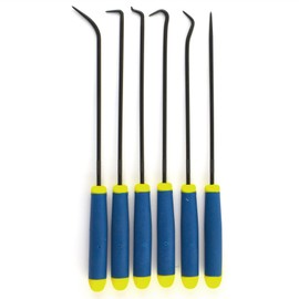 AB Tools 6PC EXTRA LONG REACH HOOK & PICK TOOL SET O-RING & SEAL REMOVER