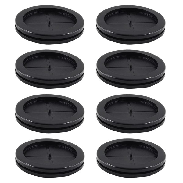 Cionyce 8 Pcs Rubber Grommet Double-Sided Grommets 2" Inner Diameter