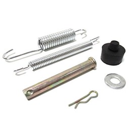 Main stand with spring and bolt suitable for Aprilia Rally, SR50, SR, Gulliver, Yamaha Aerox, Neos, Jog R RR, BWS, MBK Nitro, Booster, Ovetto, Mach G, Malaguti F12, F15 Minarelli lying