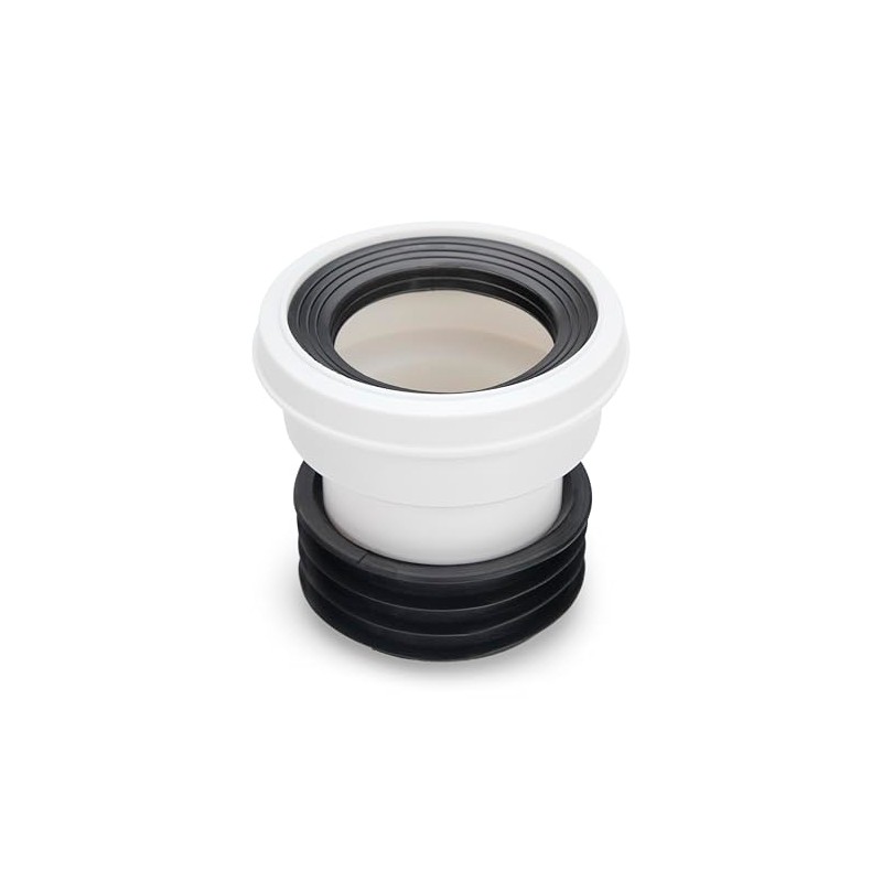 4" Toilet Waste Pipe Pan Connector Short BTW Back to
