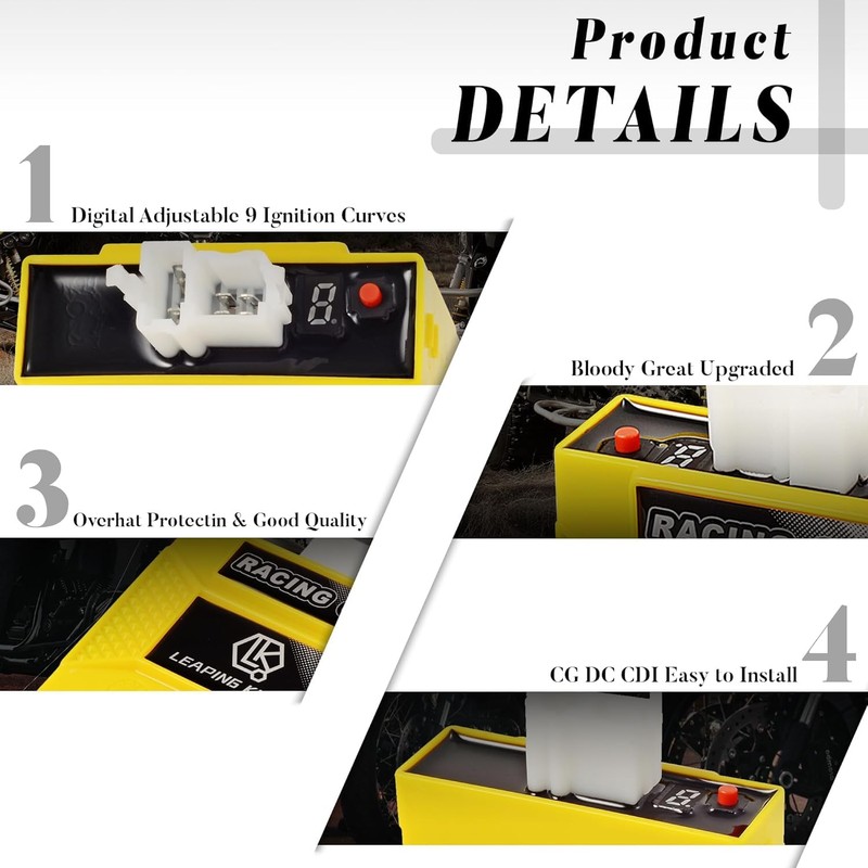 CG125 DC CDI Box High Performance Racing Part Digital Adjustable