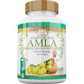 Amla Premium 100 Capsulas 500mg Ayurvedic Line Sabor Natural